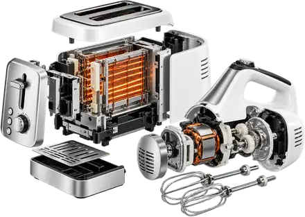 Piese pentru electrocasnice mici