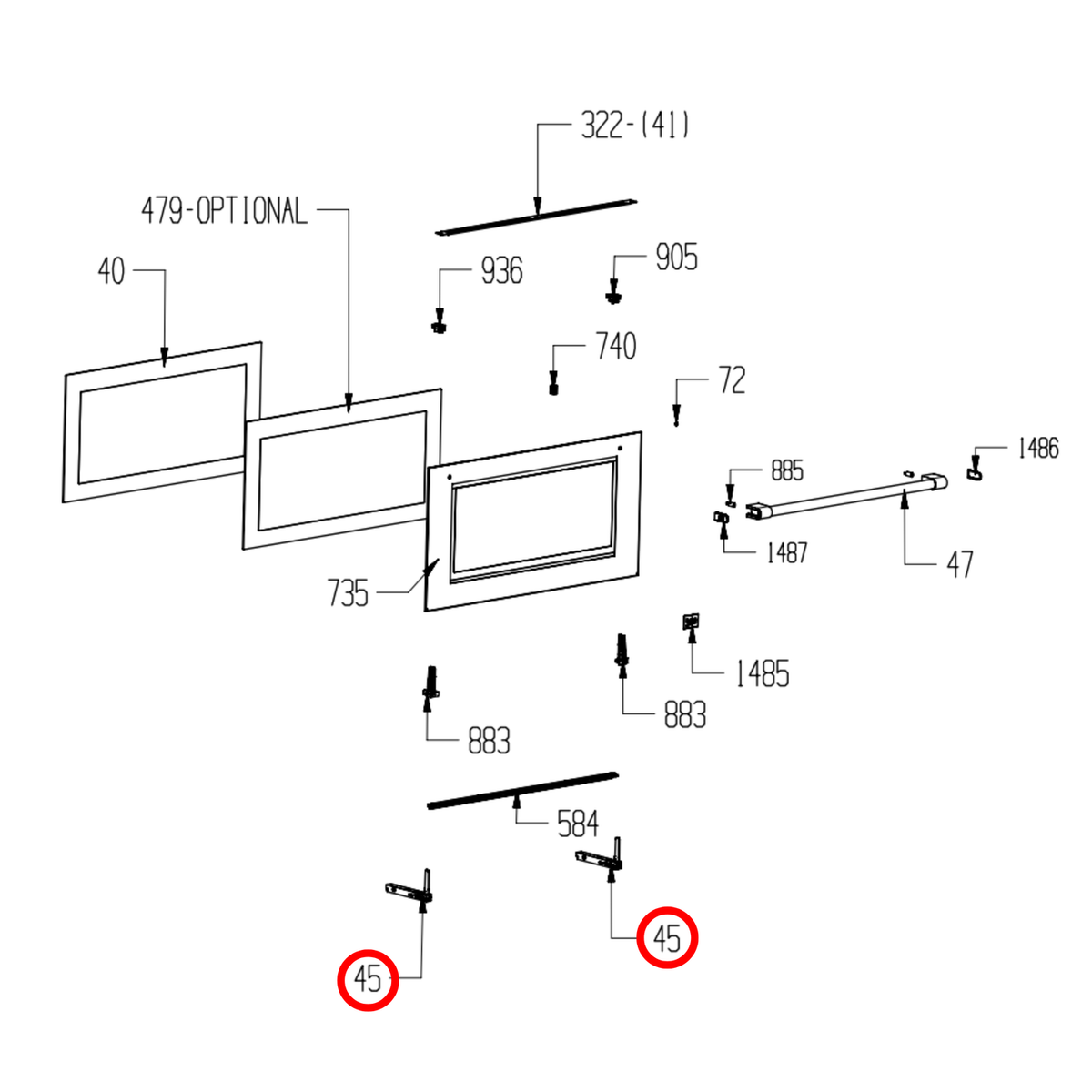 Balama aragaz Beko – cod 410930181 (original), 2 / 2