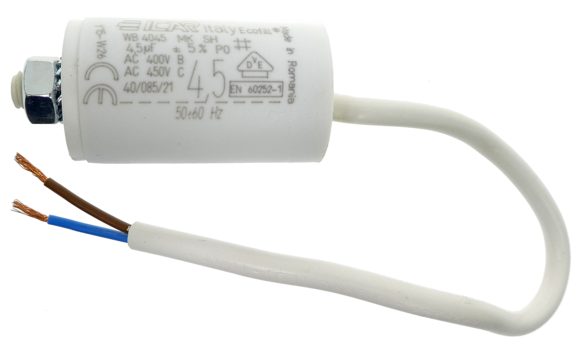Capacitor 4,5µF + cable