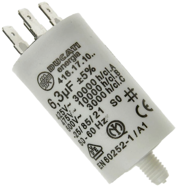 Capacitor 6,3µF + cable