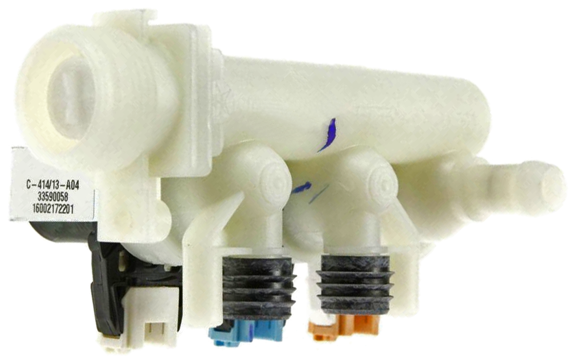 Electrovalvă pentru mașina de spălat Whirlpool – cod 482000022812 (original), 1 / 3