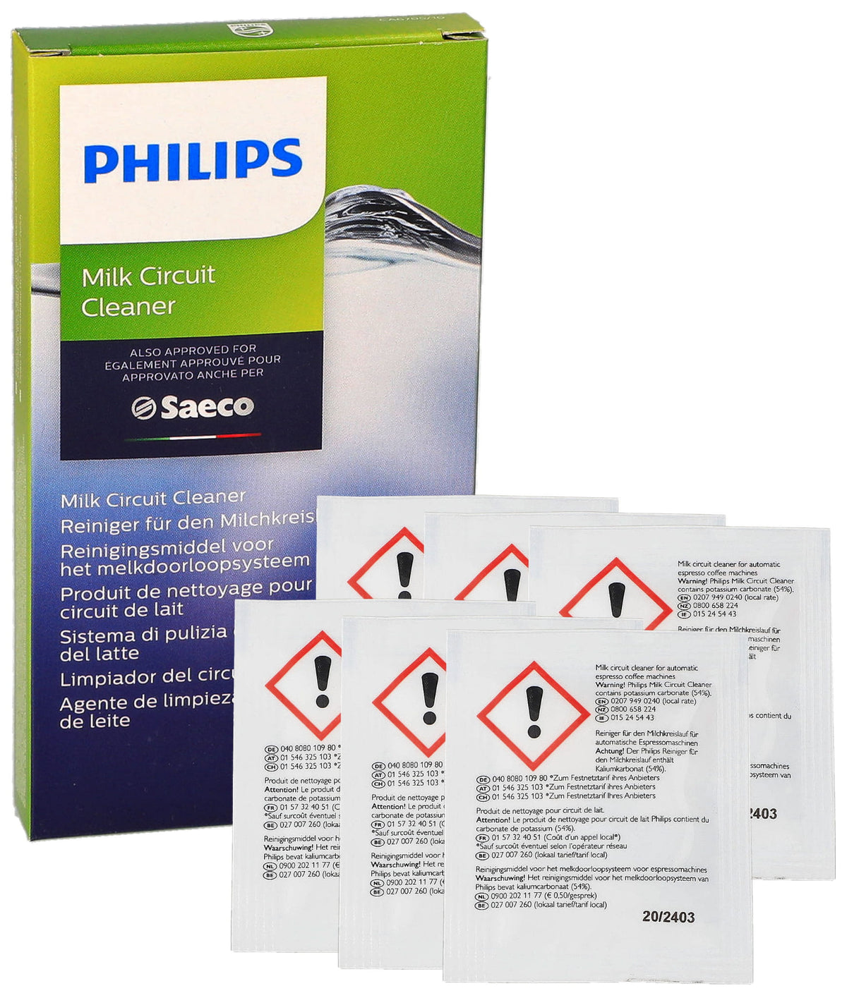 Plicuri curățare circuit lapte espressor Philips CA6705/10, 2 / 2