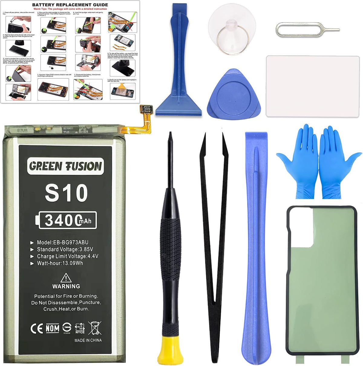 Eb-BG973ABU acumulator galaxy S10 (sm-G973F), 3 / 3