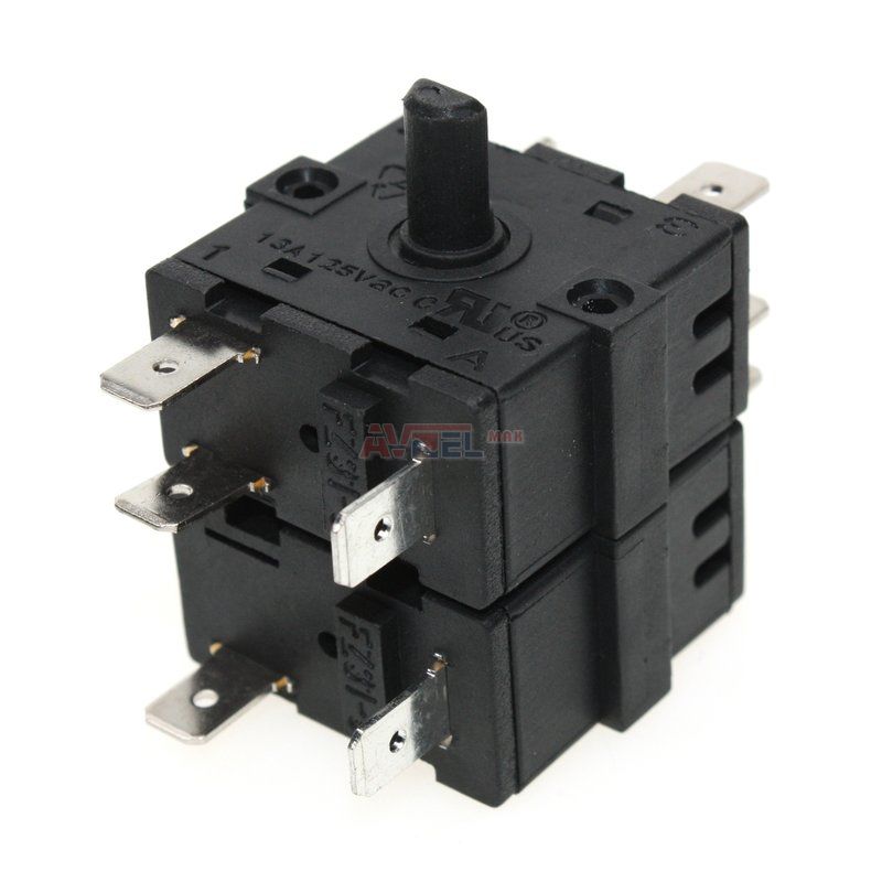 Comutator cuptor DeLonghi – cod FZ31-9 / AT6251220190 (original), 2 / 3