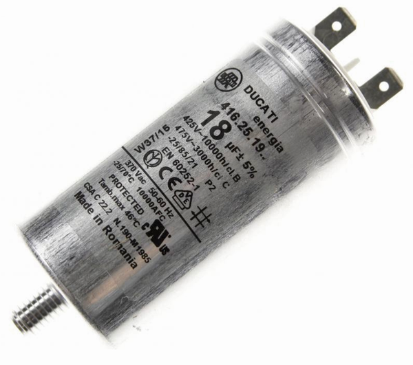 Capacitor 18µF + cable