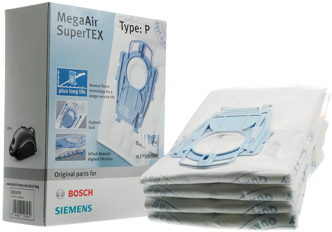 Saci aspirator Bosch 00468264, 4 bucăți și 1 filtru, 2 / 2