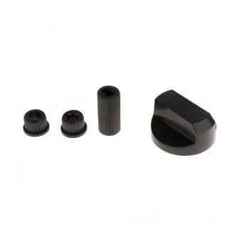 Buton negru Universal Kit 4 buc pentru aragaz