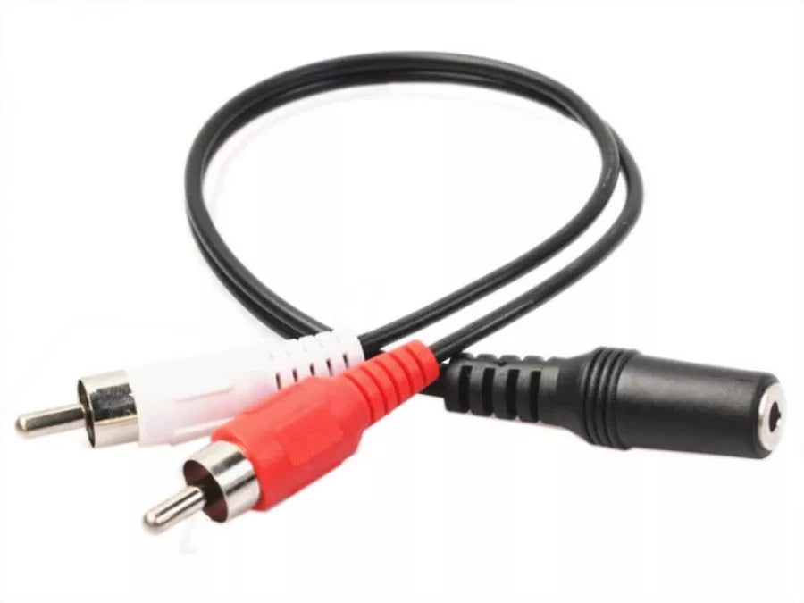 Cablu 3,5MM jack-tata/ 2XRCA-tata, 3M, stereo, 3 / 3