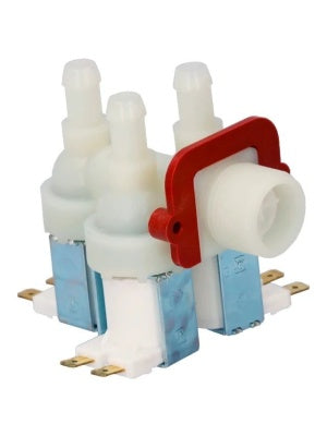 Electrovalvă cu 3 ieșiri 12mm pentru mașina de spălat