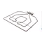 Rezistență 1300W + 1500W pentru aragaz Bosch – cod 470845