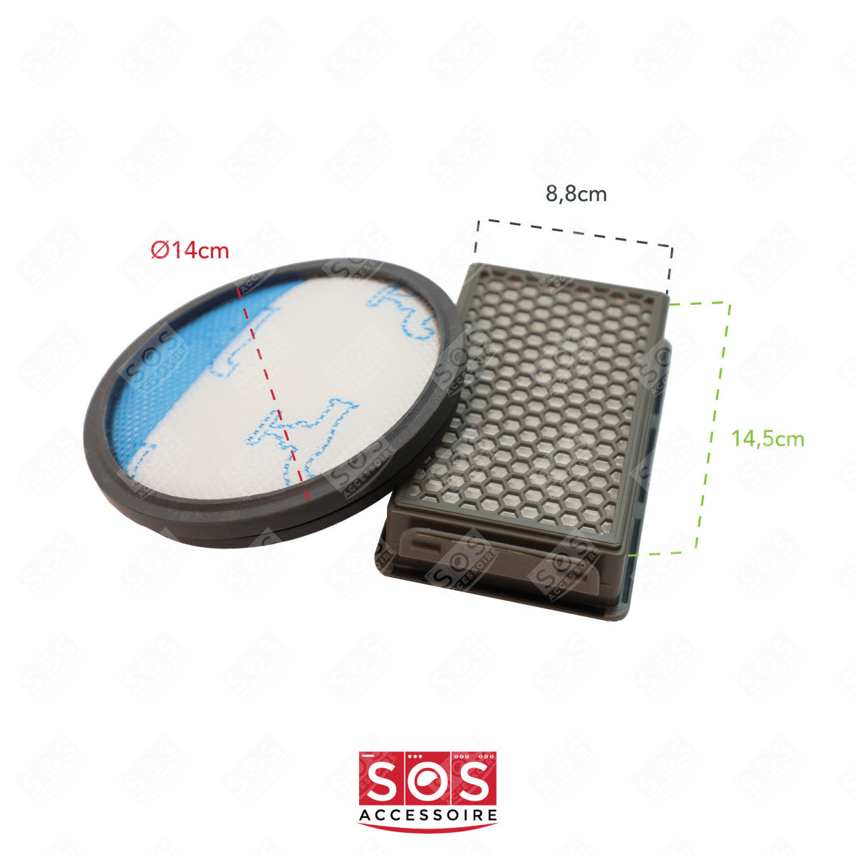 Kit filtre aspirator Rowenta – cod ZR005901 (original), 2 / 3