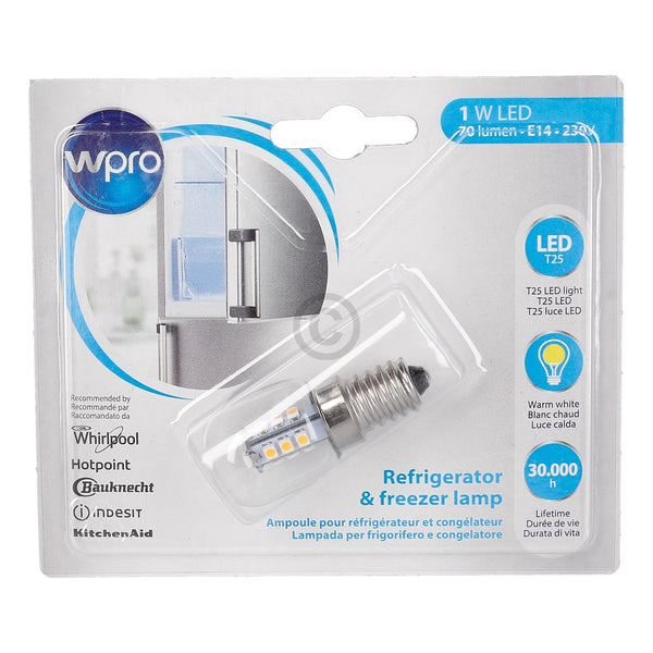 Bec LED frigider Whirlpool 484000008964 E14, 2W, 230V