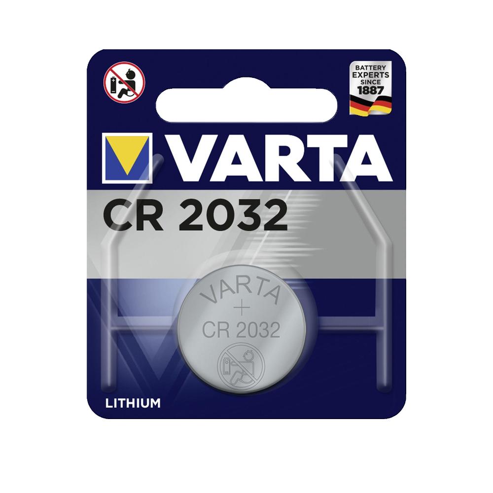 CR2032 3V-230MAH Litiu baterie buton 20X3,2MM varta, 2 / 3