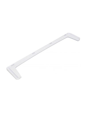 Profil alb frontal raft sticlă – cod C00114611, 2 / 3