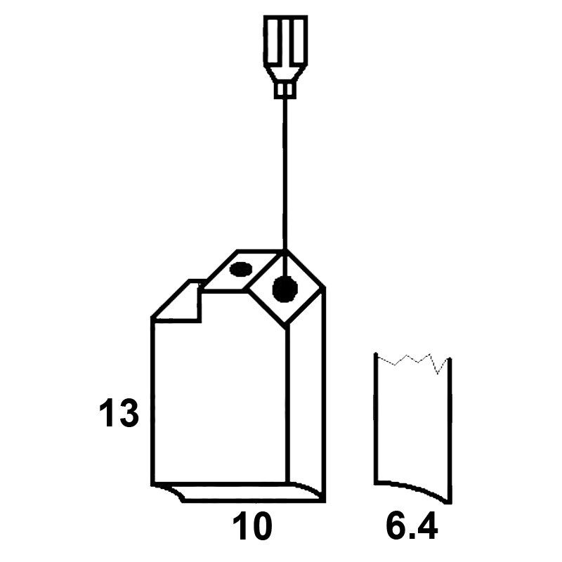 Set perie carbon slefuitor Dewalt – cod 1003860-00 (original), 3 / 3