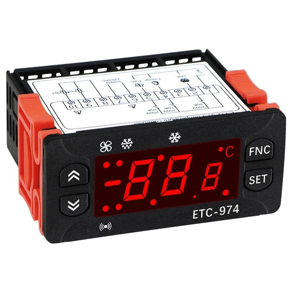 ETC-974 Termostat digital cu 2 NTC 10A