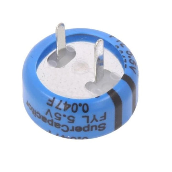 0,047F-5,5V Condensator, drawing super cap 0.047F/5.5V t/p s/s
