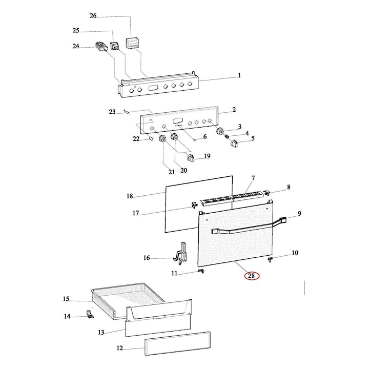 C00382618 Geam exterior cuptor Whirlpool 482000091620 Original