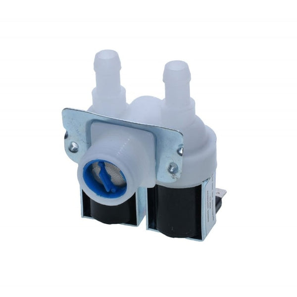 Electrovalvă universală dublă 2x14mm 90° pentru mașina de spălat
