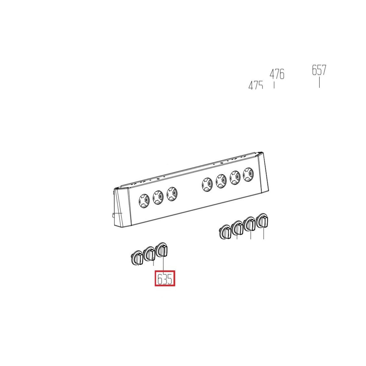 Buton aragaz Beko 250316656 Original, 2 / 3