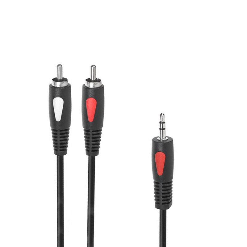Cablu 3,5MM jack-tata/ 2XRCA-tata, 3M, stereo, 1 / 3