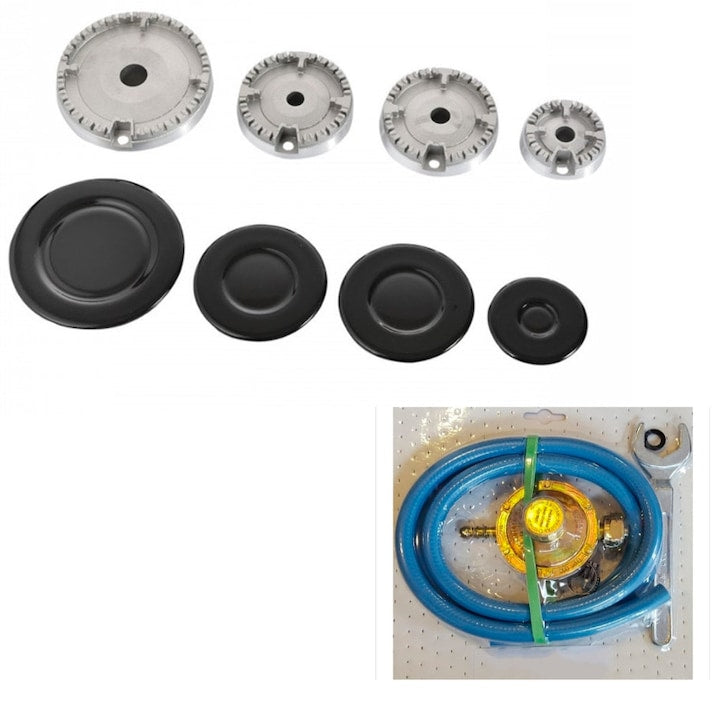 Arzător aragaz cu capac - kit 4 piese, 1 / 3